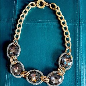 Elegant Gold and Silver Chain Necklace